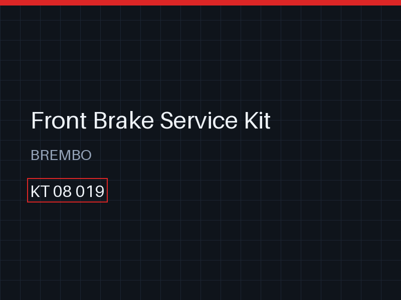 Front Brake Service Kit