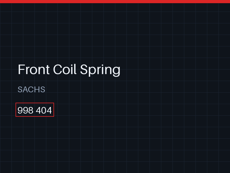 Front Coil Spring