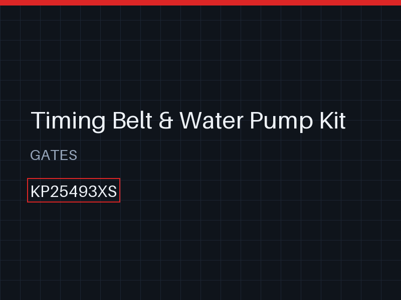Timing Belt & Water Pump Kit